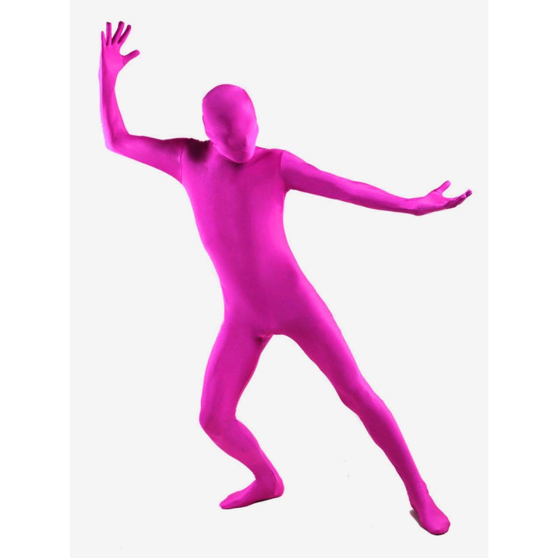 Unisex Morph Suit Purple Lycra Spandex Fabric Zentai Suit Full Body Suit