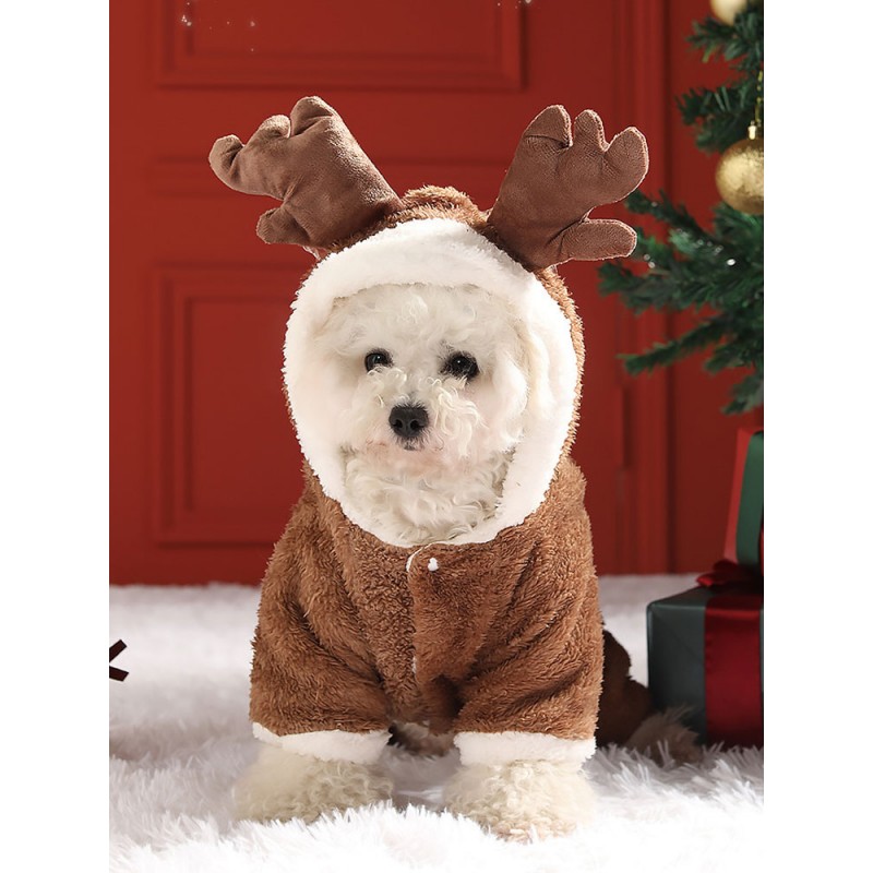 Animal Costume For Polyester Brown Reindeer Costume Christmas