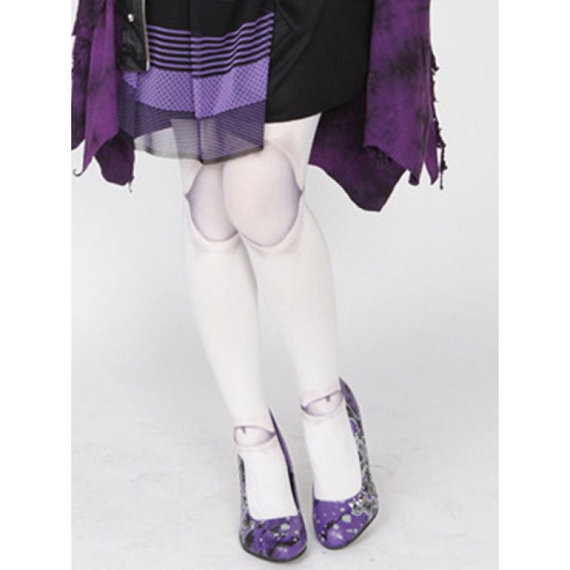 Sweet Lolita Tights Printed White Velvet Lolita Pantyhose Accessories Daily Casual