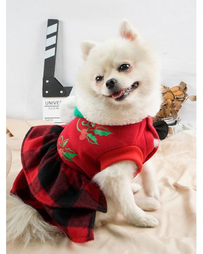 Animal Costume For Christmas Polyester Green Red Christmas Costume Halloween