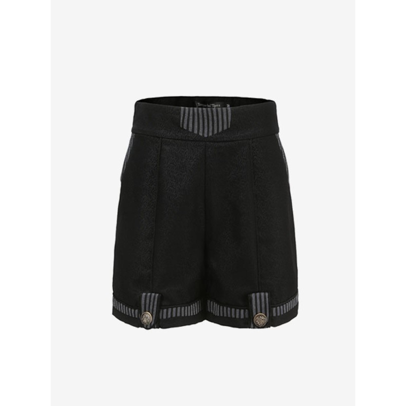 Lolita Bloomers Black Straight Lolita Shorts Gothic Steampunk Daily Casual Tea Party