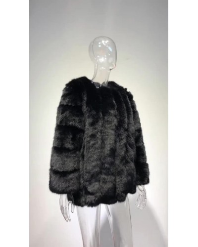 Plush Faux Fur Coat 2023 Winter Outerwear For Women Classic  Traditional Casual