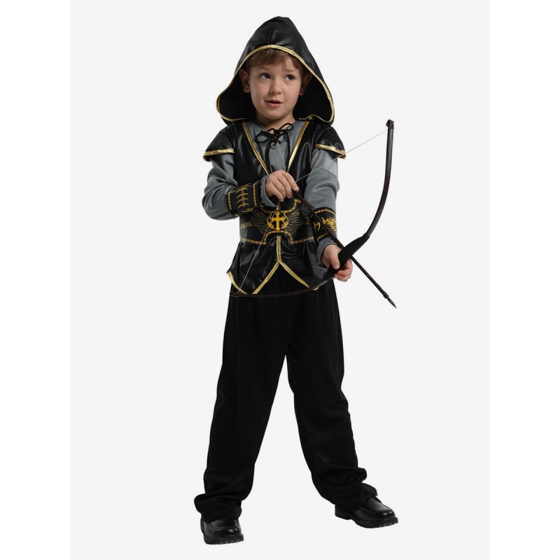 Kids Hunter Cosplay Costume Archer Carnival Outfit Wears Mardi Gras Halloween