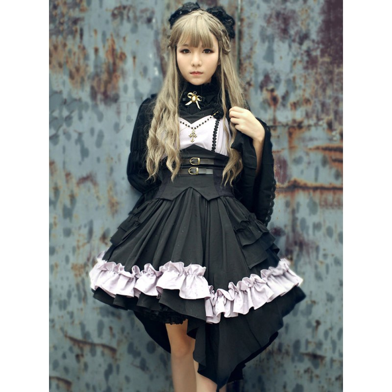 Gothic Lolita Jsk Jumper Skirt Night Of Seraph Gothic Steampunk Lolita Jsk Original Design