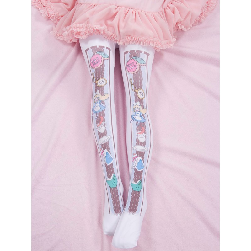 Lolita Stocking Pink Spandex Candy Color Lolita Accessories Sweet