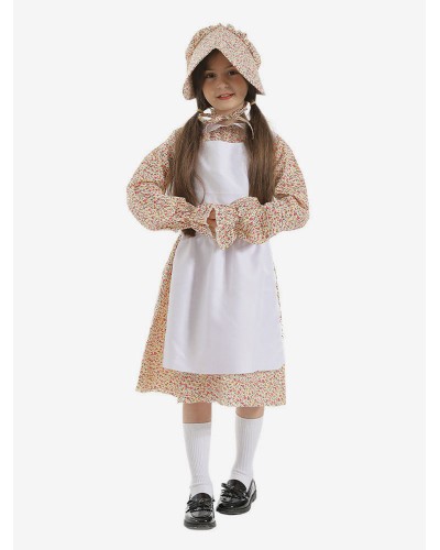 Halloween Costumes For Kids Beige Halloween Polyester Fiber Polyester Set Kid's Hat Dress Sets