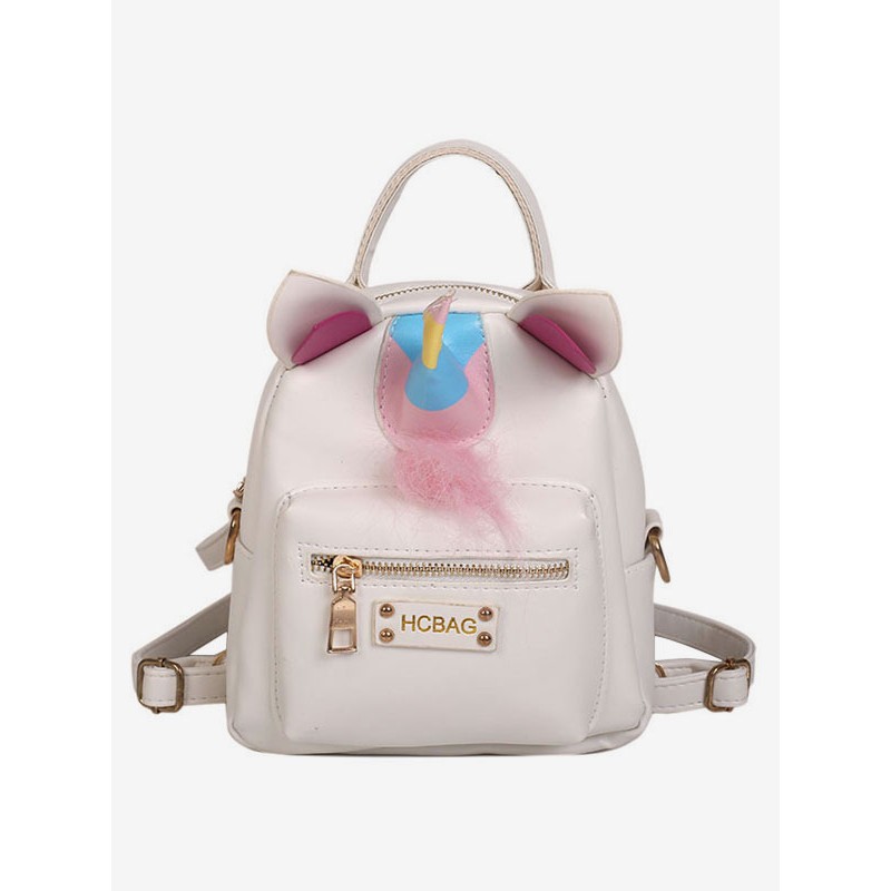 Lolita Bag White Leather Backpack Lolita Accessories Sweet Daily Casual
