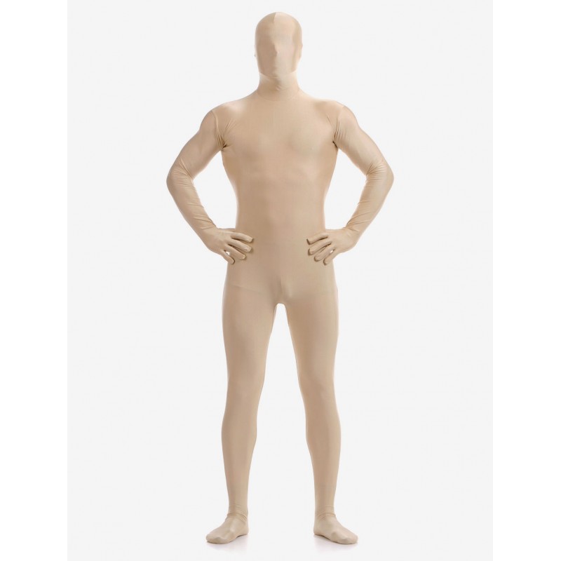 Nude Zentai Suit Adults Morph Suit Full Body Lycra Spandex Bodysuit For Men