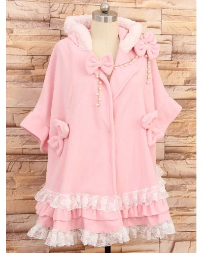 Hooded Lace Lolita Cape Daily Casual