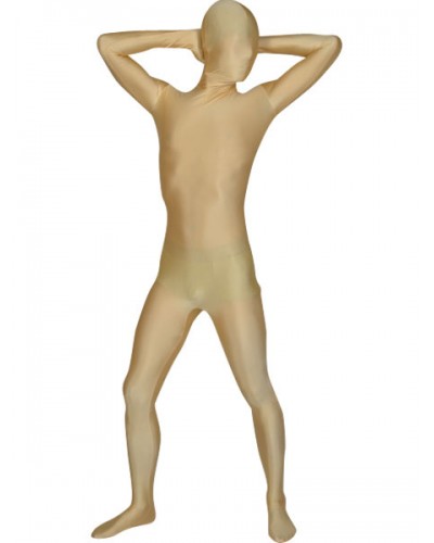 Morph Suit Skin Color Lycra Spandex Fabric Zentai Suit Unisex Full Body Suit Bodysuit