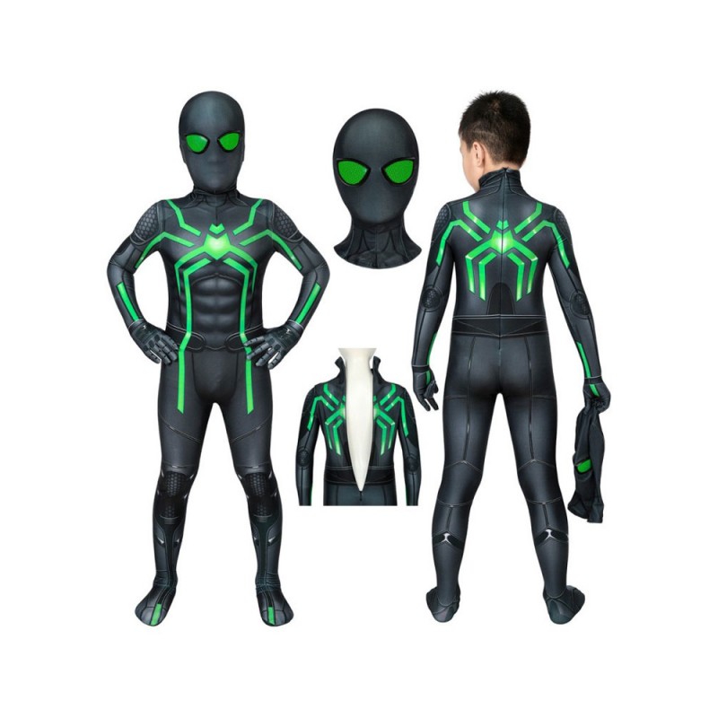 Spider-Man Stealth Suit Cosplay Costume Lycra Spandex Catsuits PS4Game Spiderman Marvel Cosplay Jumpsuit Catsuits  Zentai